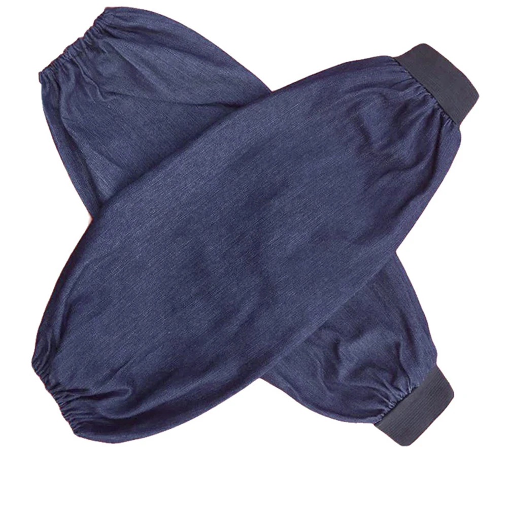 Pair of Oversleeves for Working Purposes Elasticated Design for Comfort and Arm Safety in Various Environments