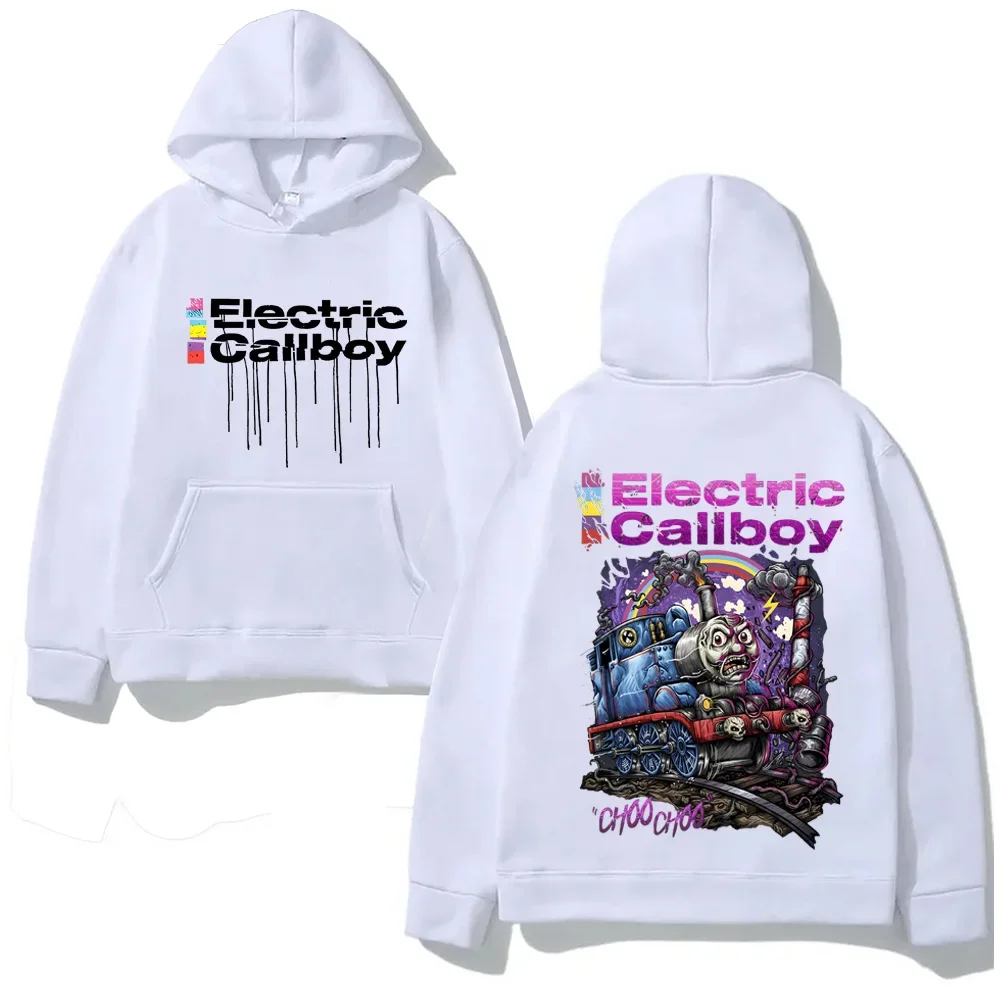 Callboy elétrico moletom com capuz punk 2025 novo álbum moda moletom impressão gráfica grunge roupas sudaderashoody retro de alta qualidade