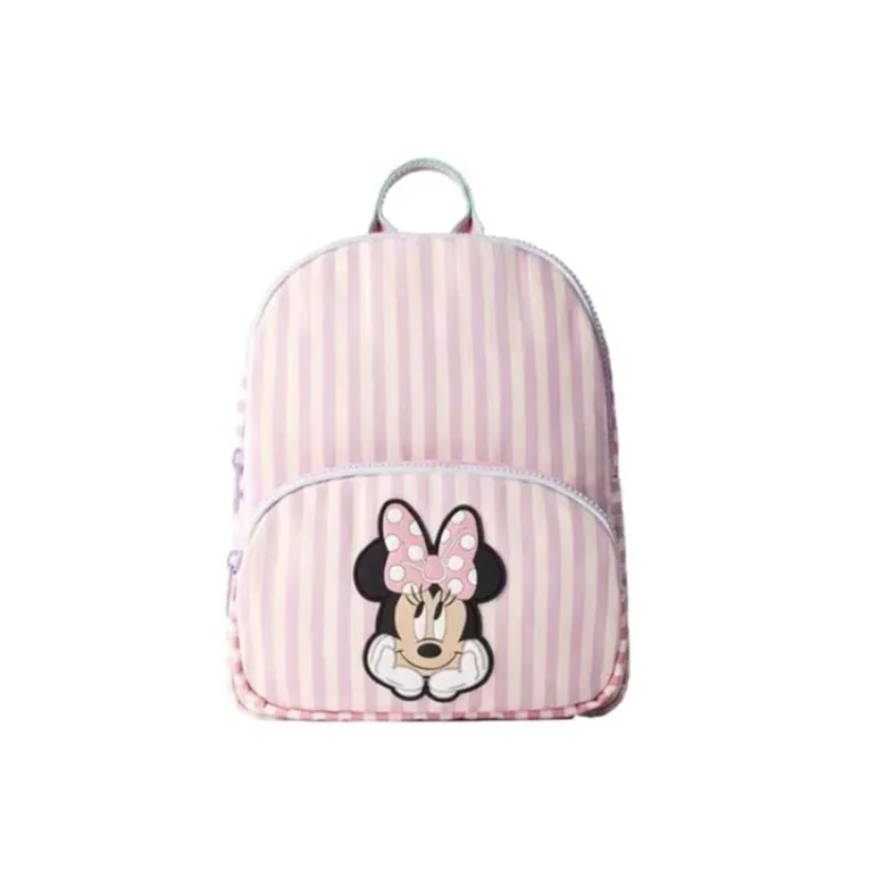 

Disney Minnie Mouse Backpack for Kindergarten Students Mini Cartoon Cute Portable Ultra Light School Travel Daycare