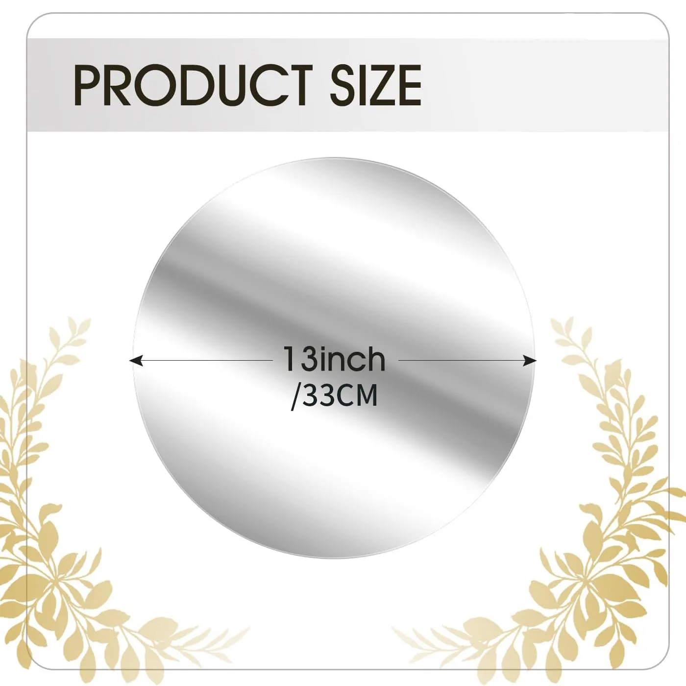 10/15/20pcs round gold paper placemats, dinner plate bedding, wedding table layout and birthday party setting