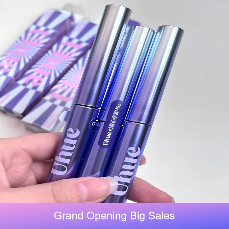 Uhue sobrancelha com escova à prova dwaterproof água natural de longa duração sobrancelhas caneta sobrancelha rímel creme maquiagem