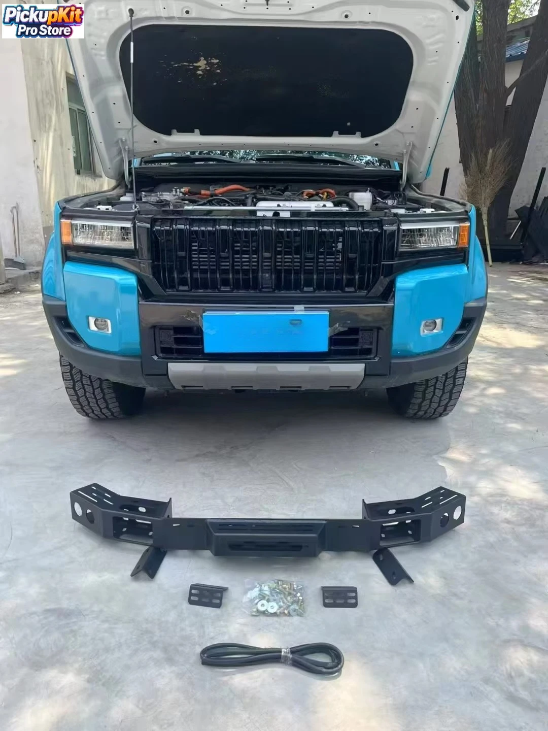 

Heavy-Duty Winch Steel Bull Bar for Prado LC250 FJ250