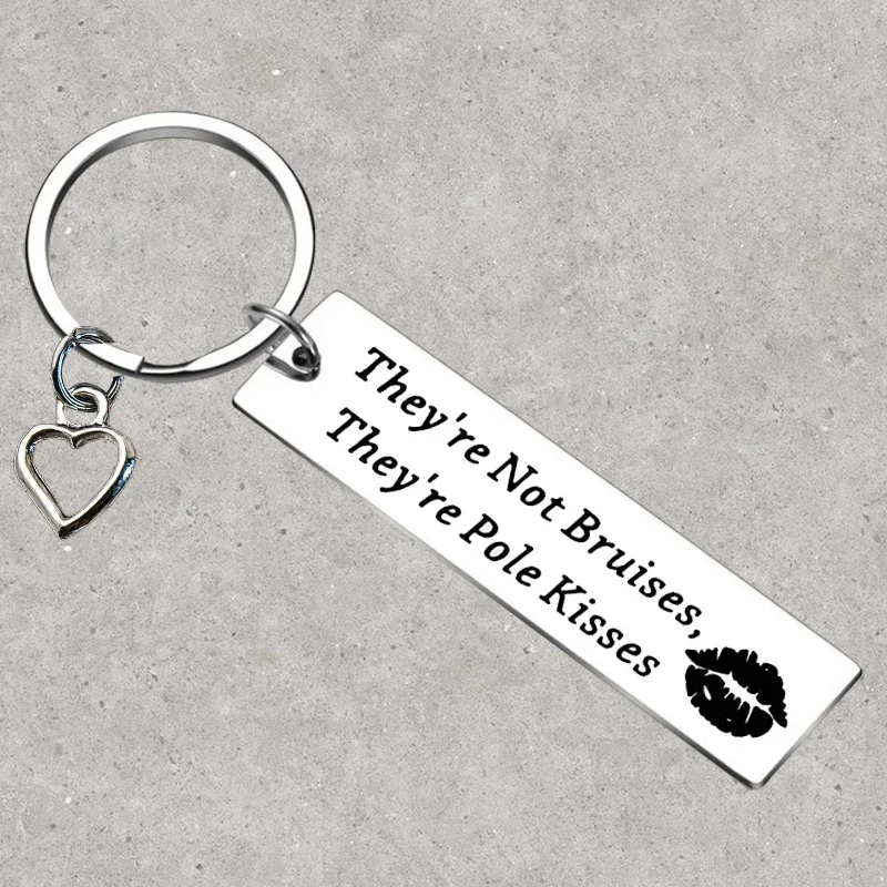 Hot Pole Dancing Keychain Pole Dancer Jewelry Key Rings dance teacher Gift thank you gift