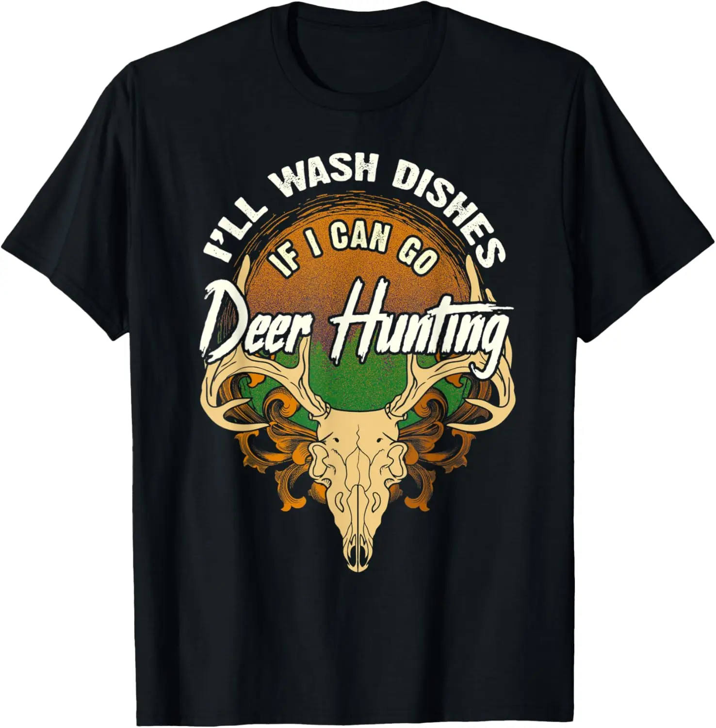 

Funny White Tail Deer Hunting for Deer Season Widow T-Shirt