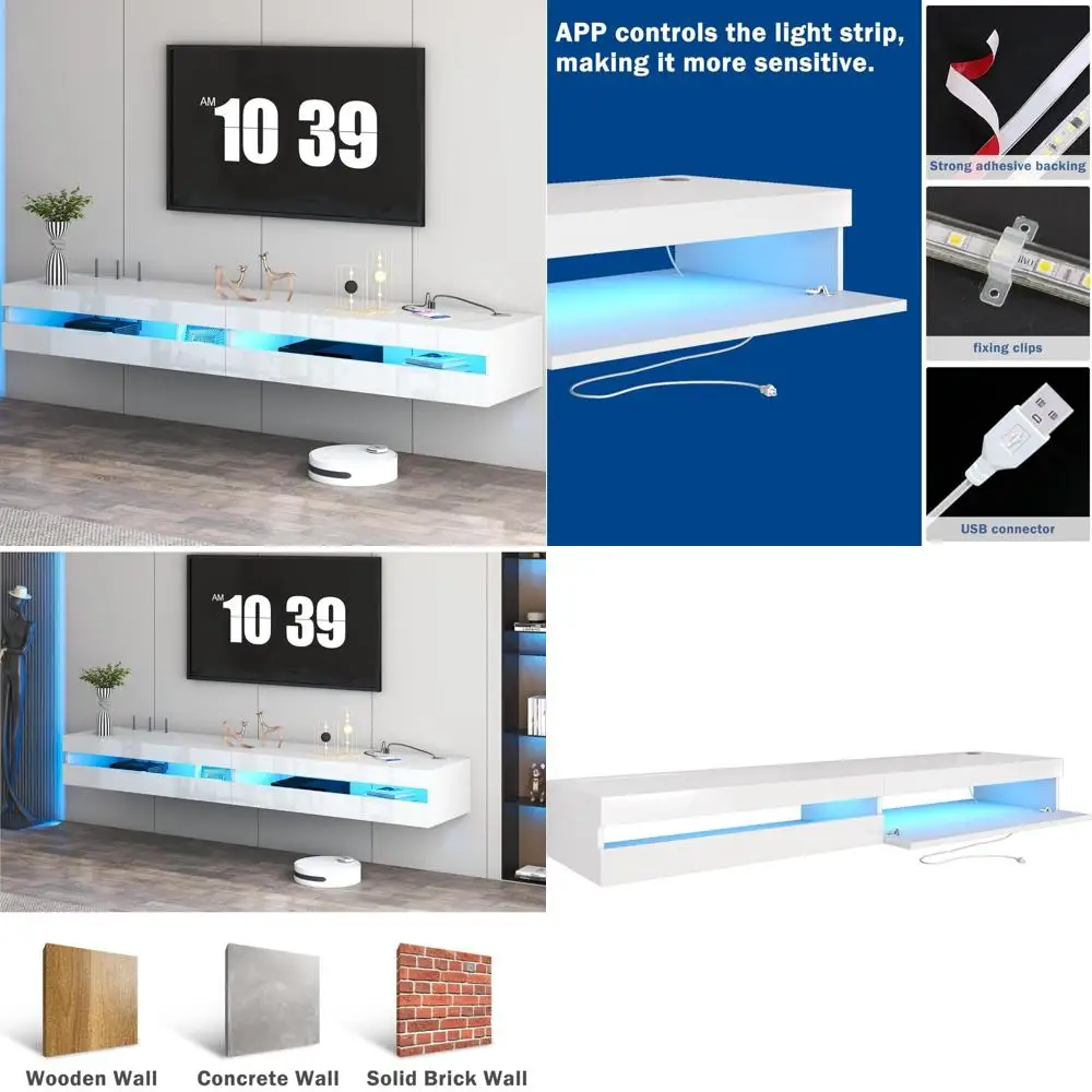 Floating Tv Stand -… - image