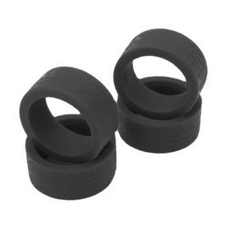 BEDW-3X Rubber Wheel Pattern Racing Tires Tyre For Wltoys 284131 K969 K989 P939 Mini-Z Mini-Q 1/28 RC Car Upgrade Parts,4