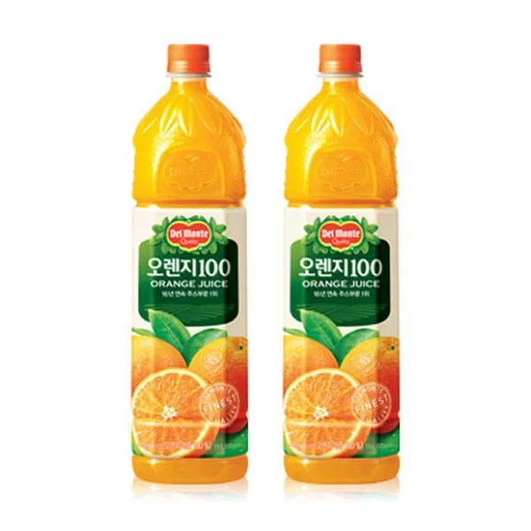 롯데 델몬트 오렌지 주스 1.5L x4펫 낱개