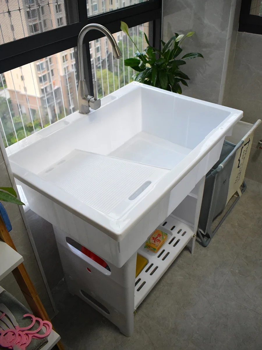 Évier à illant en Plastique Épais avec Fente pour Liste de illant, Table à illant Domestique, Armoire de Lavabo, délégations