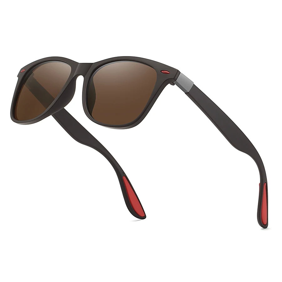 Fashion Brand Designer Square Vintage Sunglasses Classic Colorful Design Unisex Driving Fishing Hiking Riding Casual Eyewear
