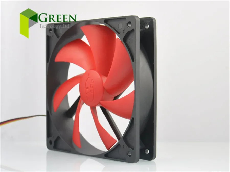 5PCS New Silent 120MM 1225 12025 120*120*25MM 12*12*2.5CM  chassis fan  Hydro bearing Computer case fan 12V 3pin and 4D