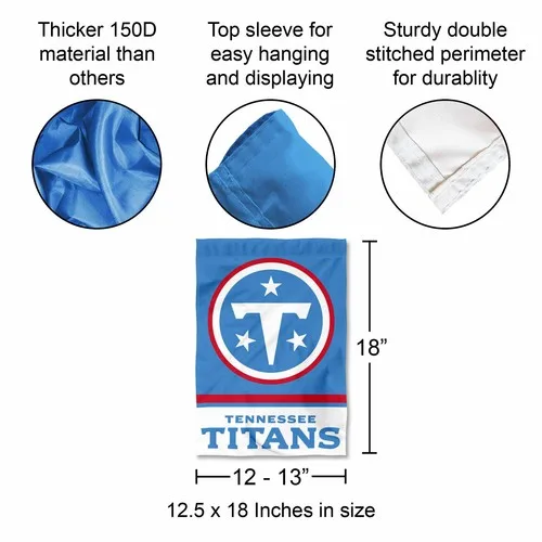Tennessee Titans Logo Garden Yard Banner Flag hhp