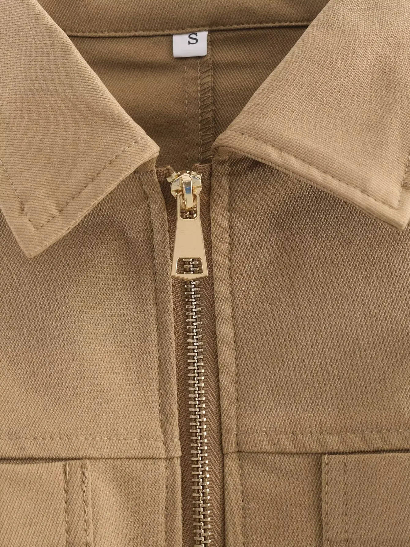 HH Female Causal Pants Suits Long Sleeves Solid Zipper Bomber Jackets+Drawstring Pants Autumn Fashion Safari Wear Khaki Set