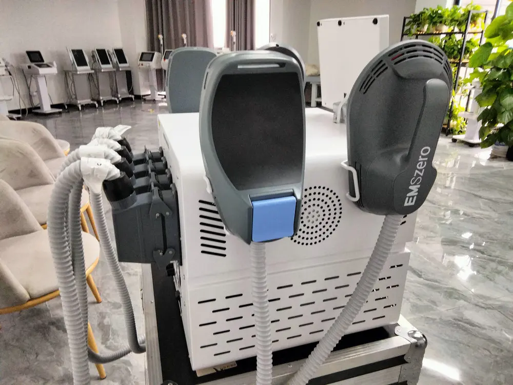 15 مرحباً - EMT Technologie de Radiofrecuenciamachina de moldeo por cuer emszero، وهي عبارة عن تجميع سريع