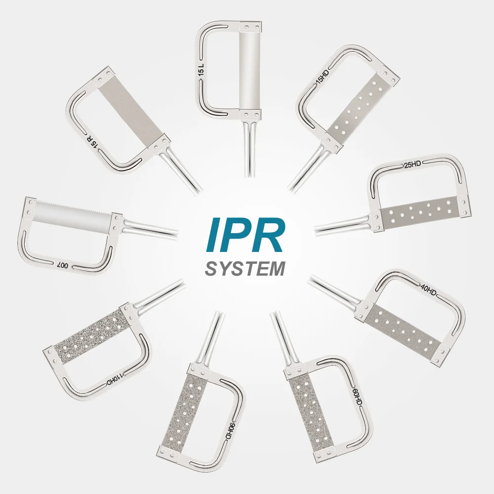 AI-IPR Dental Saw Blades Tips for 4:1/1:1 Reduction Orthodontic Contra Angle Handpiece 9 Types of Dentist Accessories