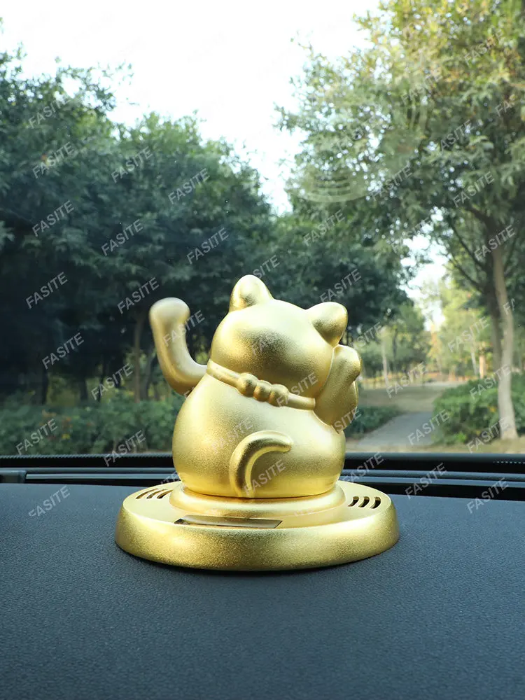 In car wealth seeking cat rocking hand ornaments car perfume new car decoration car fragrance lasting fragrance car interior