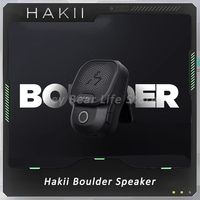 Hakii Boulder Speaker Bluetooth Twc Magnetic Attraction With Clamp Ipx7 Waterproof Speaker Lightweight Outdoor Accessories Gifts