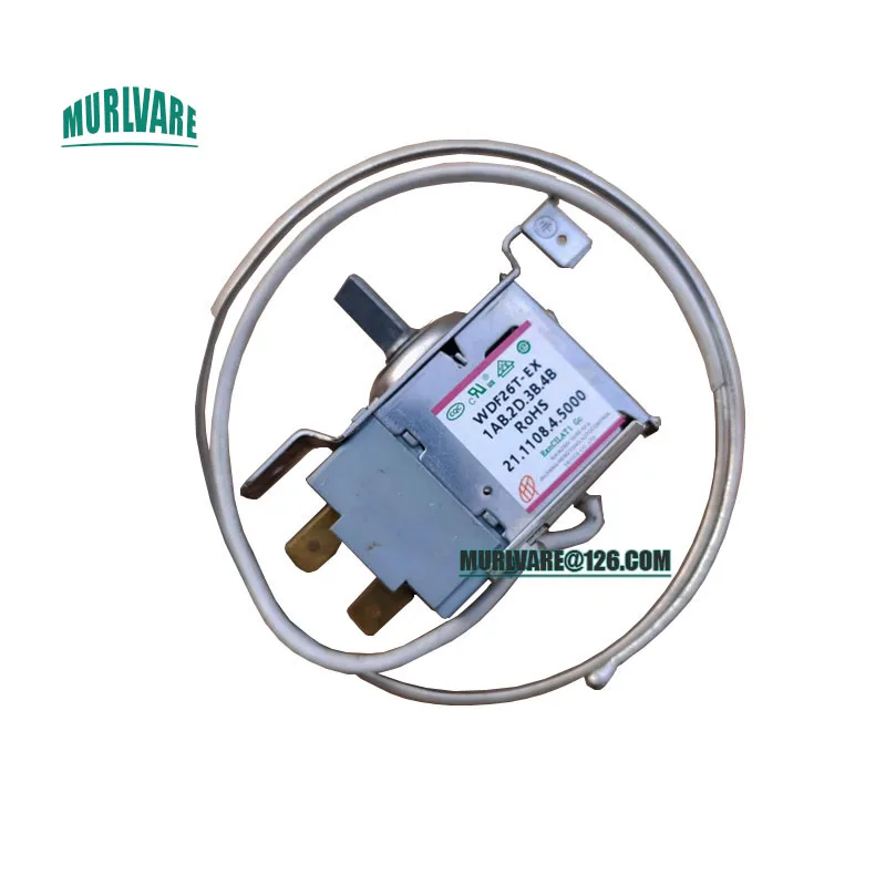 WDF26T-EX  1AB.2D.3B.4B 2 Pins  Freezer Refrigerator Temperature Controller Sensor Probe Length 50cm Thermostat