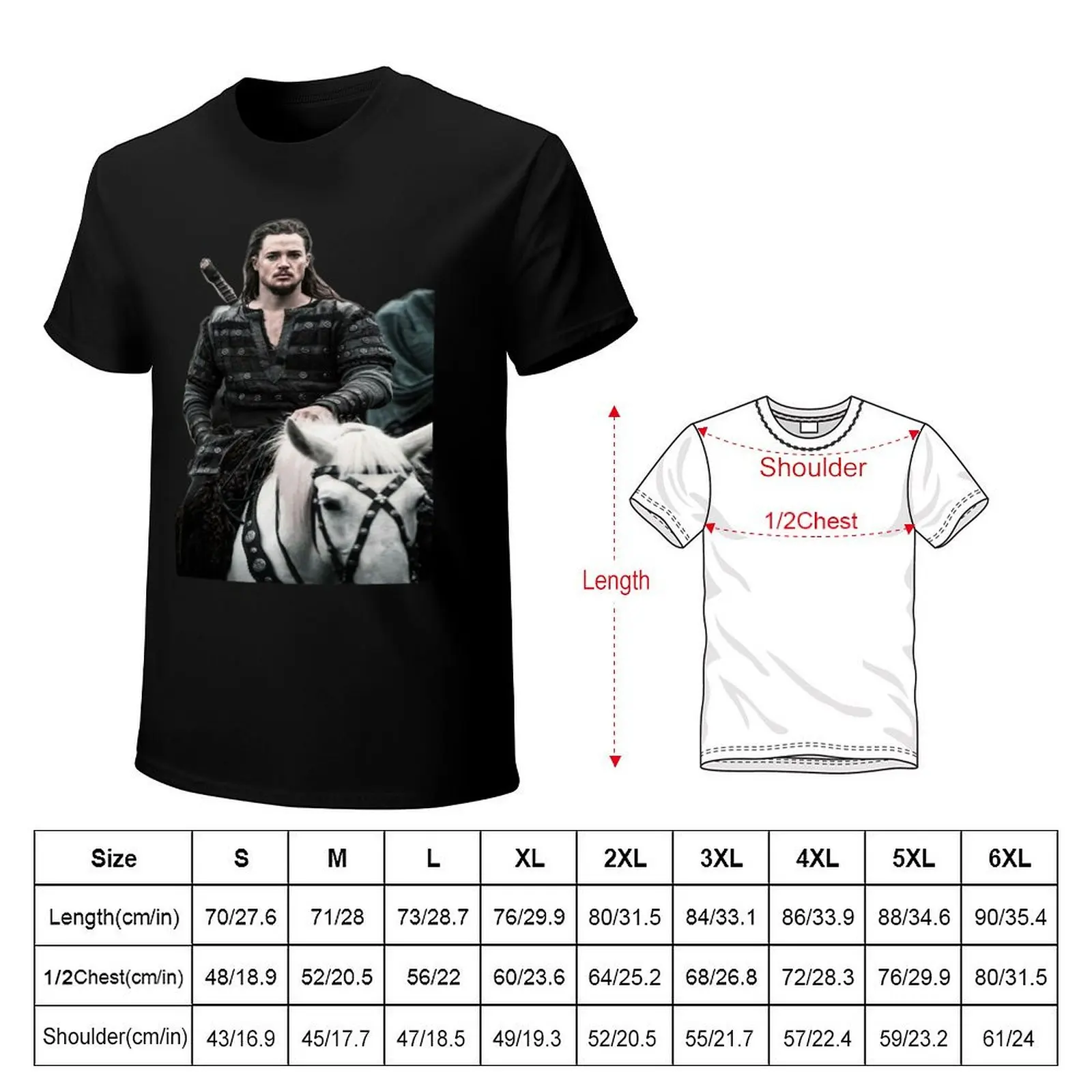 Funny Gifts Uhtred Of Bebbanburg Gifts For Birthday T-Shirt Casual Streetwear Short Sleeve Tee