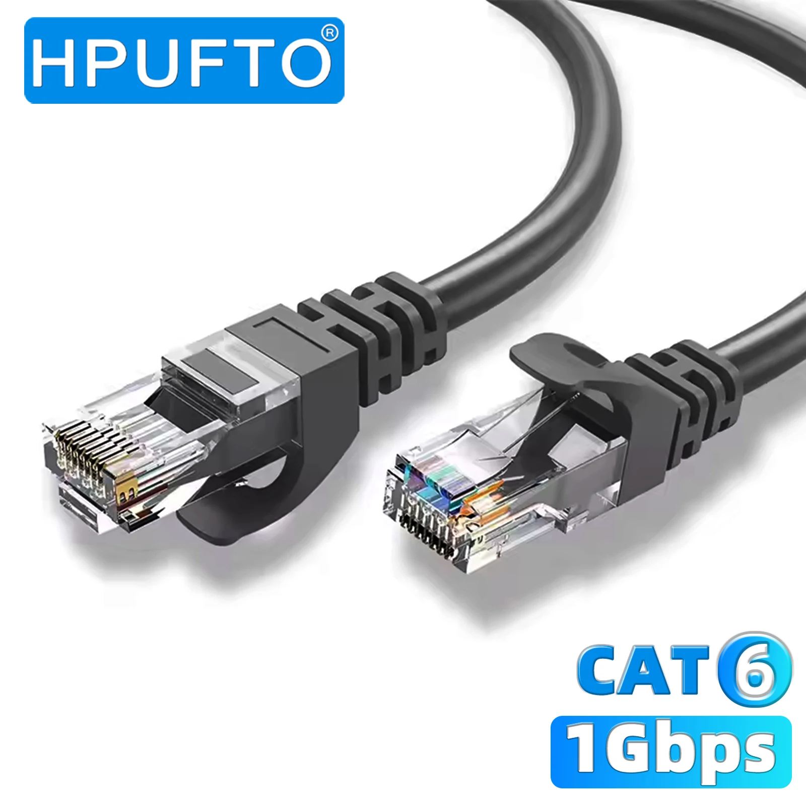 �y�Z�[�����zCat6 ���O�C�[�T�l�b�g�P�[�u�� 50 �t�B�[�g�A24AWG 10Gbps �T�|�[�g Cat8/7 �l�b�g���[�N�A�����A���ږ��ݖh���n���R UV