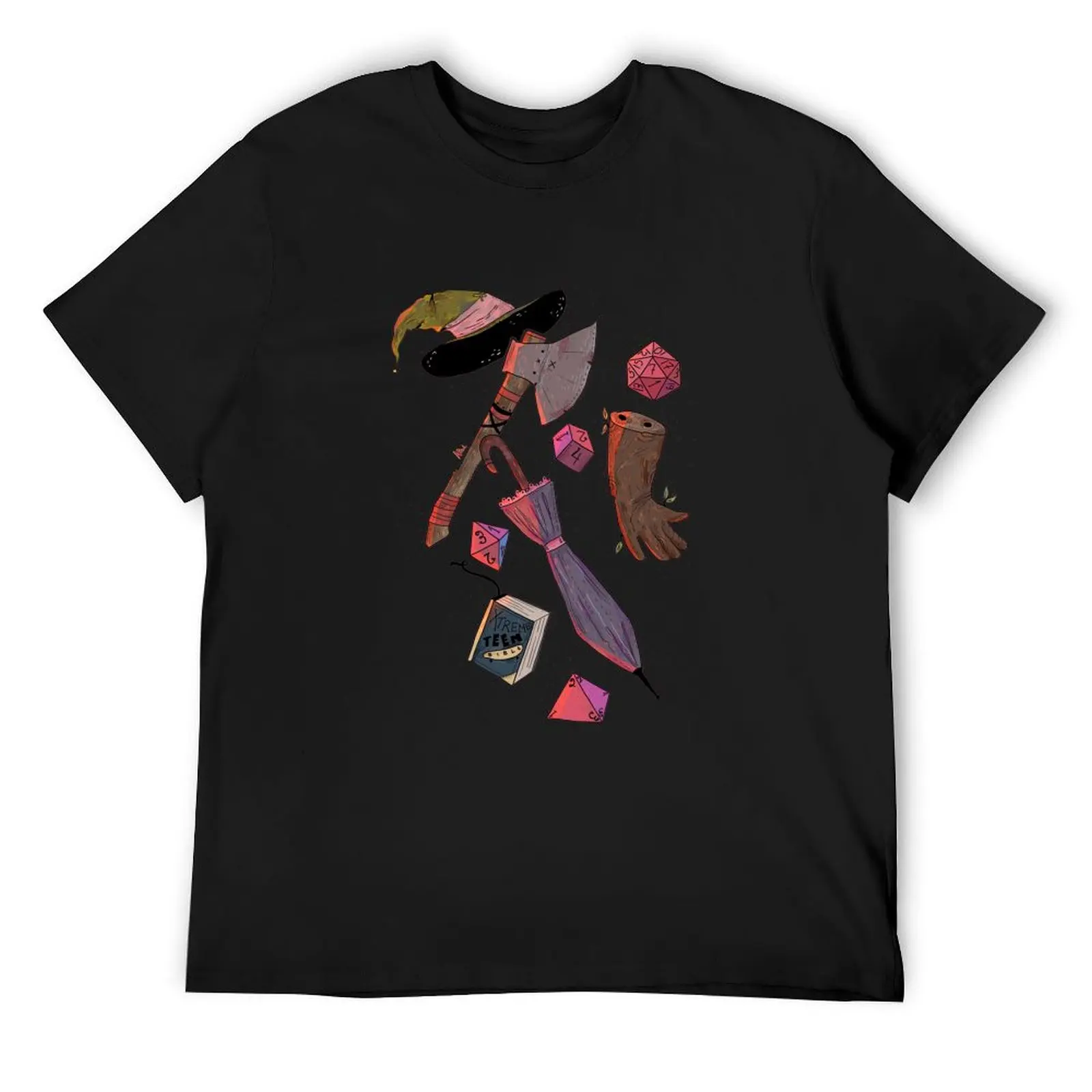 

Adventure Zone Inventory T-Shirt sublime anime figures aesthetic clothes mens t shirts top quality