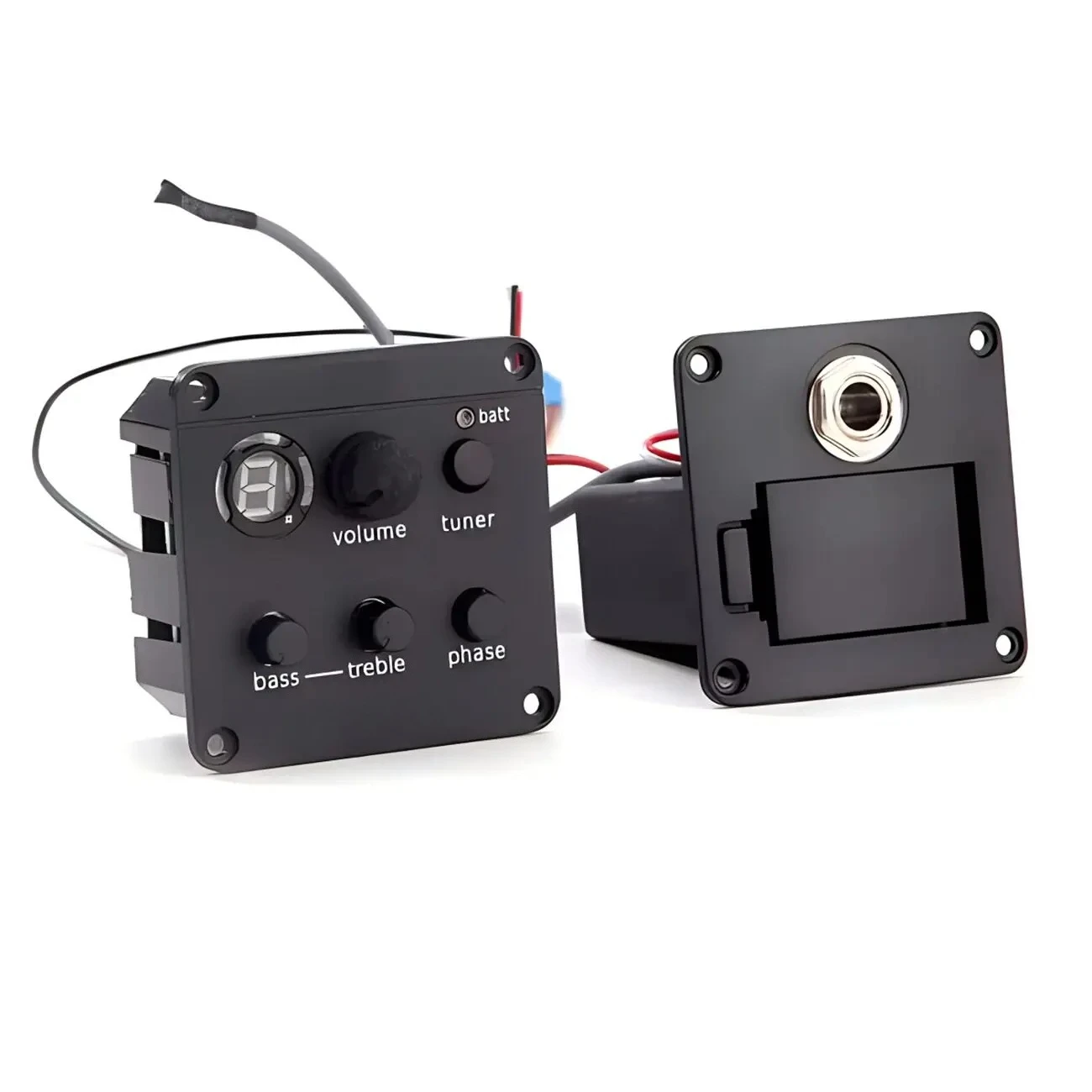 Acoustic Guitar Piezo Pickup Preamp EQ Equalizer Unit Built-in Tuner Folk Guitar Onboard Tone Control System