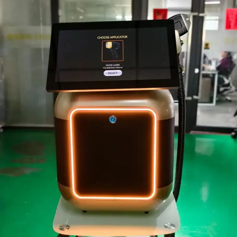 Professional 808nm Diode Laser Hair Removal Machine Permanent Hair Removal Equipment 808 755 940 1064 Painless Body Epilator