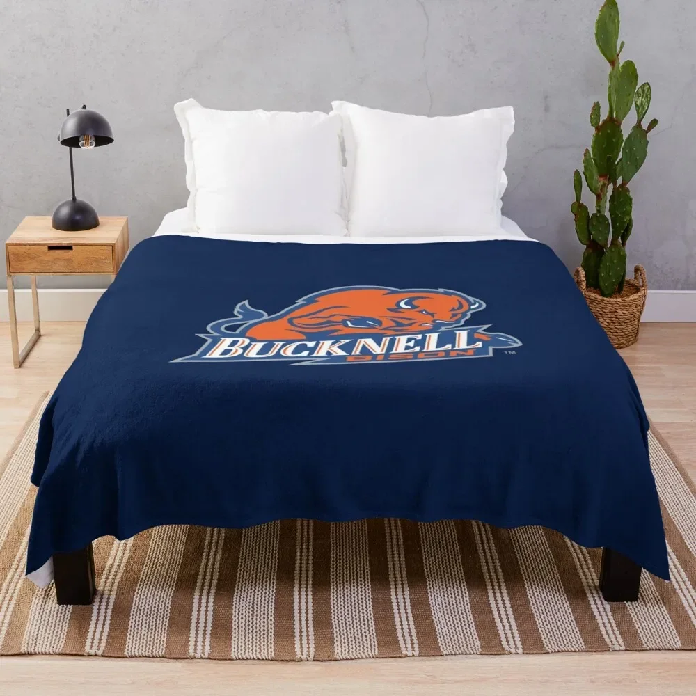 

Bucknell BISON LEWISBURG PA Throw Blanket Large Luxury Designer Furrys Summer Blankets