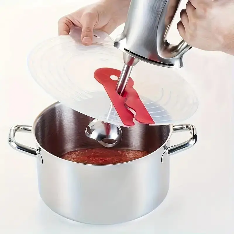 Plastic Lids Egg Bowl Whisks Screen Cover Beat Egg Cylinder Baking Splash Guard Bowl Lids Kitchen Waterproof Bowl Gadget