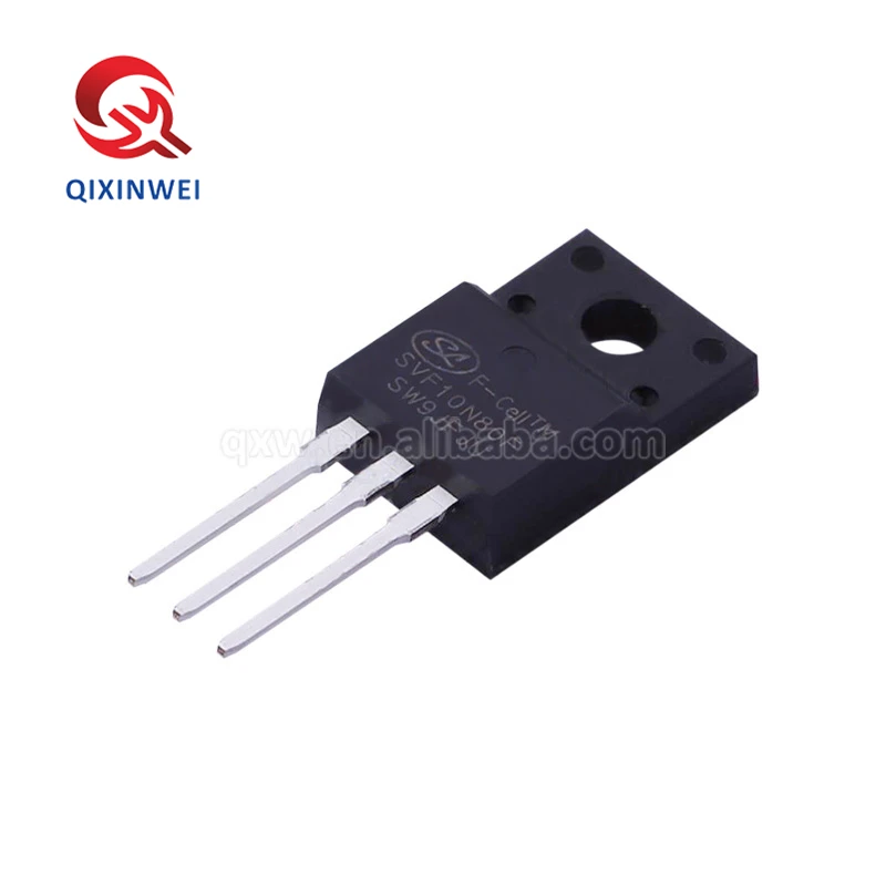 10 PCS/LOT Original Transistors SVF10N80F N Channel 800V 10A MOSFET SVF10N80F TO-220F