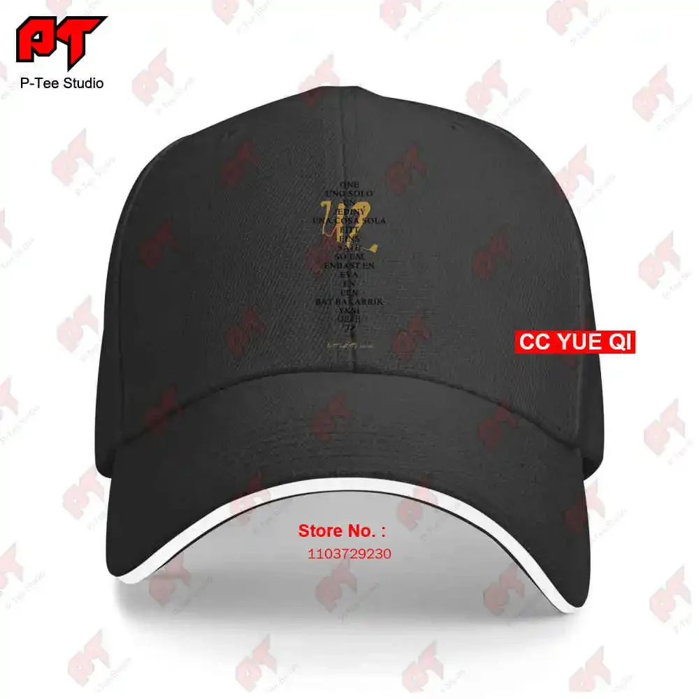 Vintage U2 One 1990 Merch Smell The Flowers While You Can Tour Baseball Caps Truck Cap Q6IC