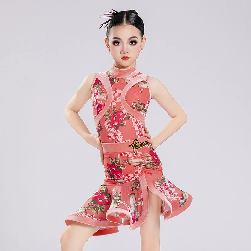 traje-de-baile-latino-con-bloques-de-color-para-ninas-body-sin-mangas-y-faldas-con-diseno-de-espina-de-pescado-para-practicas-y-clases