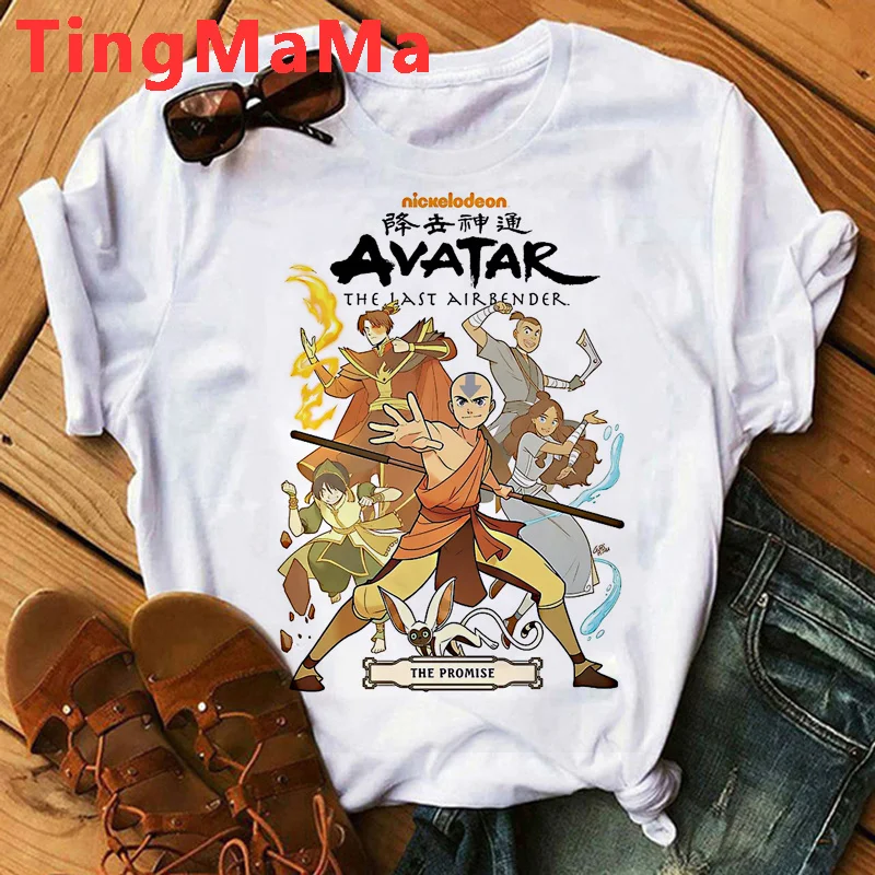 Avatar the Last Airbender Appa tshirt women print japanese ulzzang top tees kawaii