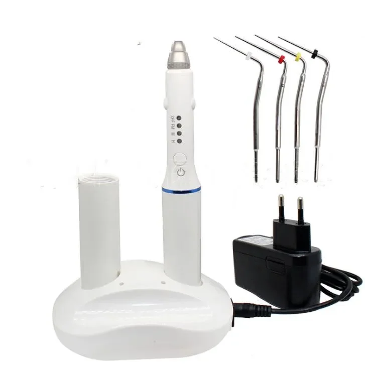 

2025Double Charging Hot Melt Filling System Cordless Teether Percha Obturation System Endo Heater Pen with 4 tips