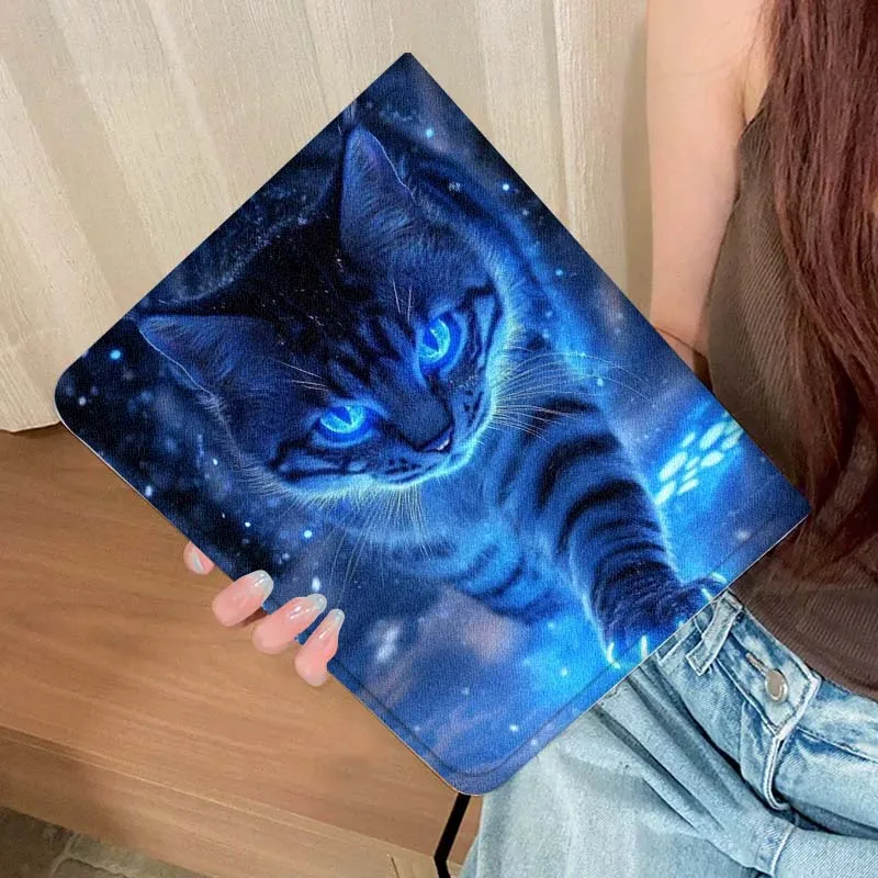 

Luminous Cat Popular Cool For iPad Pro Air Mini 2 3 4 5 6 7 7th 8th 9th 10th 11th 10.2 9.7 10.5 10.9 11 12.9 13 Tablet Case