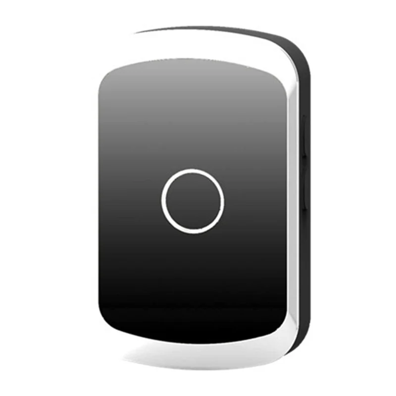 【hasd】eu-plug-300-meters-remote-wireless-home-welcome-intelligent-doorbell-36-songs-smart-door-bell-1button-2receiver-silver