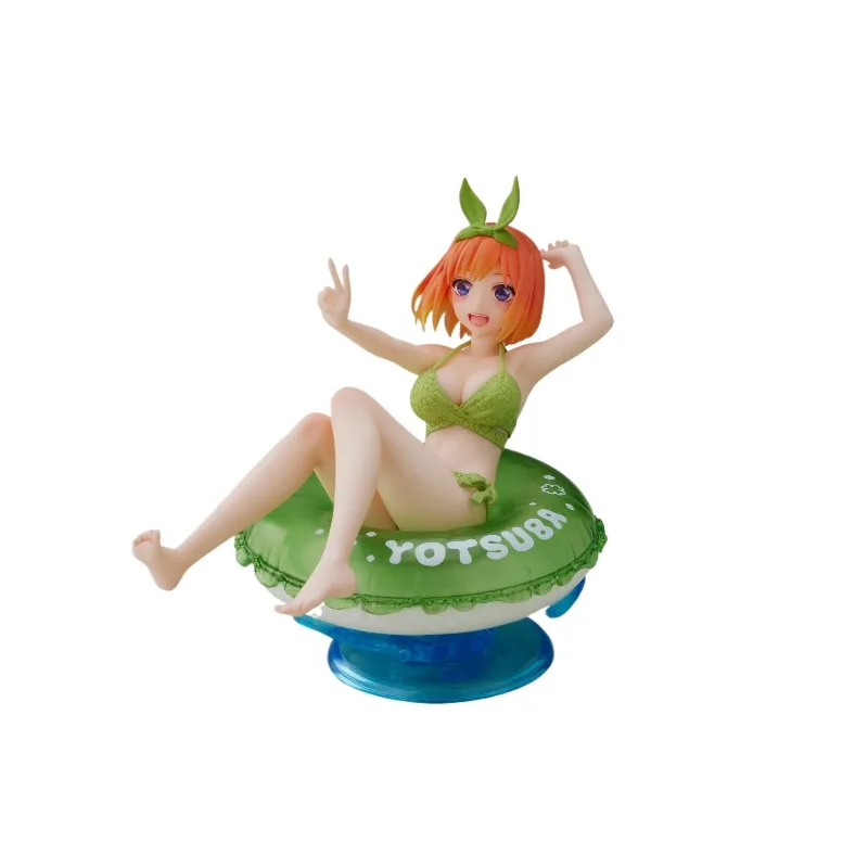 In Stock Genuine TAiTO Eiga Gotoubun No Hanayome Nakano Yotsuba Aqua Float Girls Anime Figure Garage Kit Anime Cartoon Model Toy
