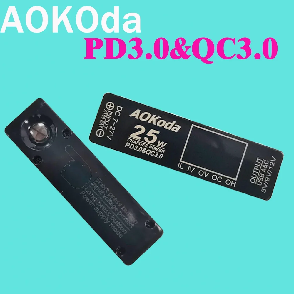 AOKoda PD3.0 i QC3.0 xt60 szybka ładowarka konwerter zasilania bateria Lipo na USB Adapter do model samolotu baterii