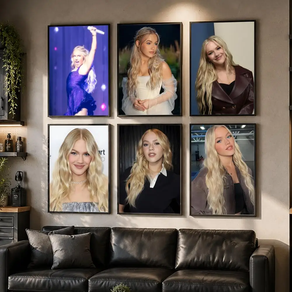 Singer F-Freya Skye Poster Waterproof Sticky Wall Art Print For Bedroom Living Room Hallway Bar Home Decor