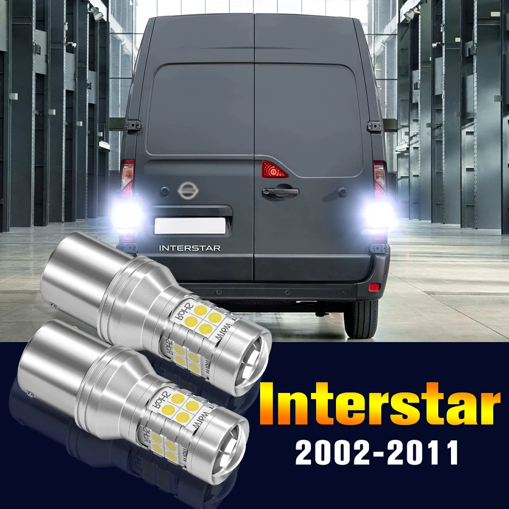 

2pcs LED Reverse Light Bulb Backup Lamp For Nissan Interstar 2002-2011 2003 2004 2005 2006 2007 2008 2009 2010 Accessories