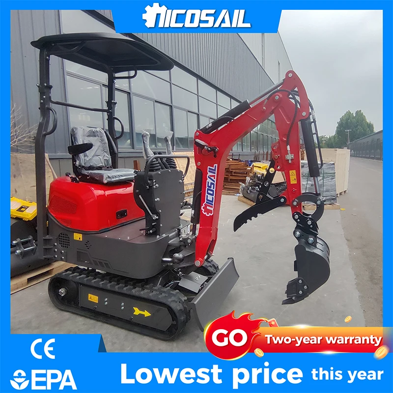 

EU/US Hot-Selling OKW12 Mini Crawler Excavator with Quick Hitch for Landscaping & Small Earthwork