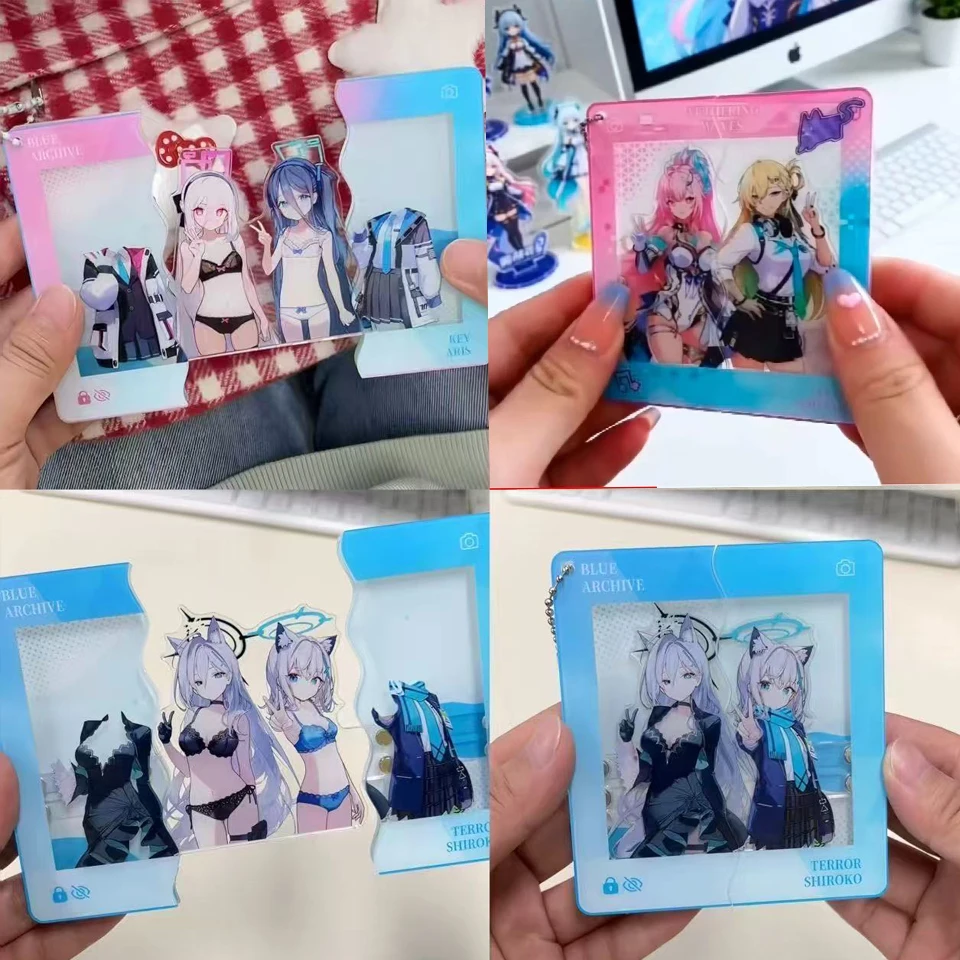 Blue Archive Azur Lane IJN Taihō Yozakura Kirara Llavero de Cosplay de Acrílico, Accesorio para Bolsos, Adorno, Artículos de Juego