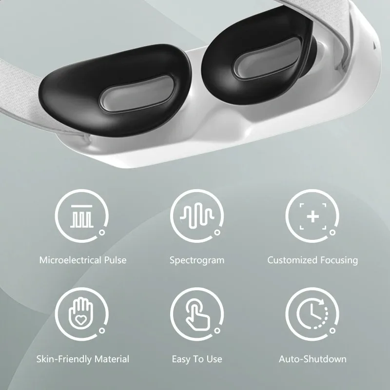 نظارات الواقع الافتراضي القابلة لإعادة الشحن للاستخدام المنزلي جهاز العلاج الطبيعي لتخفيف إجهاد العين يعالج قصر النظر والتعب #3