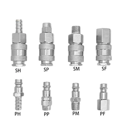Pneumatic European Connector EU Standard Fittings For Compressor Male and Female Thread Quick Release Coupling Air Hose Fitting