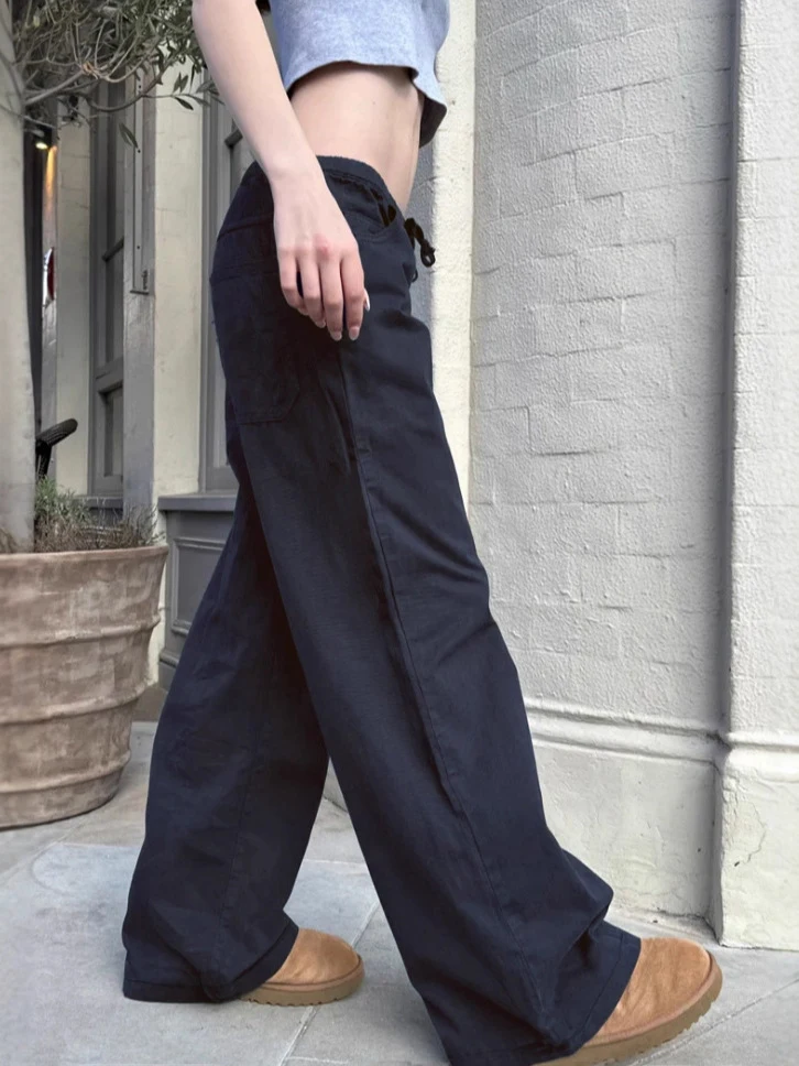 السراويل البضائع النسائية سيدة أربعة مواسم القطن الساتان مكبل عالية الخصر نادي الحفلات شيك لامعة الترتر بريق مصقول الطيات