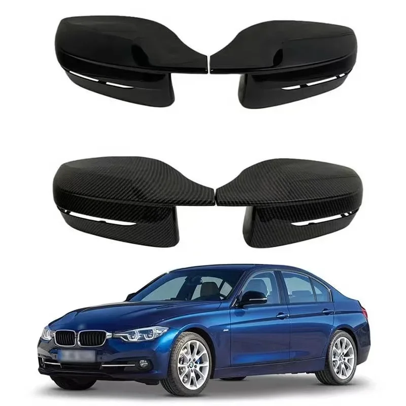 

For BMW G20 G28 G11 G12 G30 G38 2020-IN Carbon Fiber Black Rearview Mirror Cover Cap 3 5 7 Series