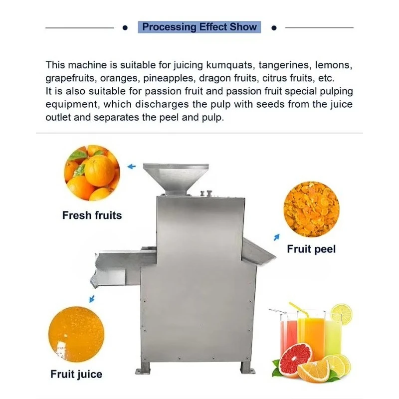Lemon Double Roller Juicer 220-440V Large Capacity Orange Squeezer Juicing Machine