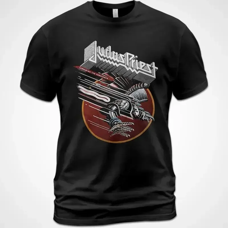 Cotton T shirt Judas Priest Screaming for Vengeance Ian Hill Rob Halford
