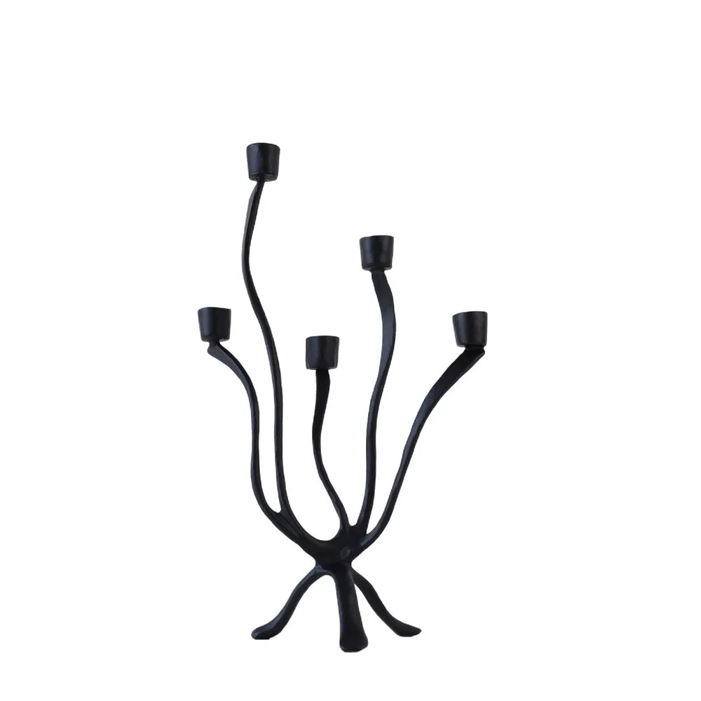 European metal candle holder ornament