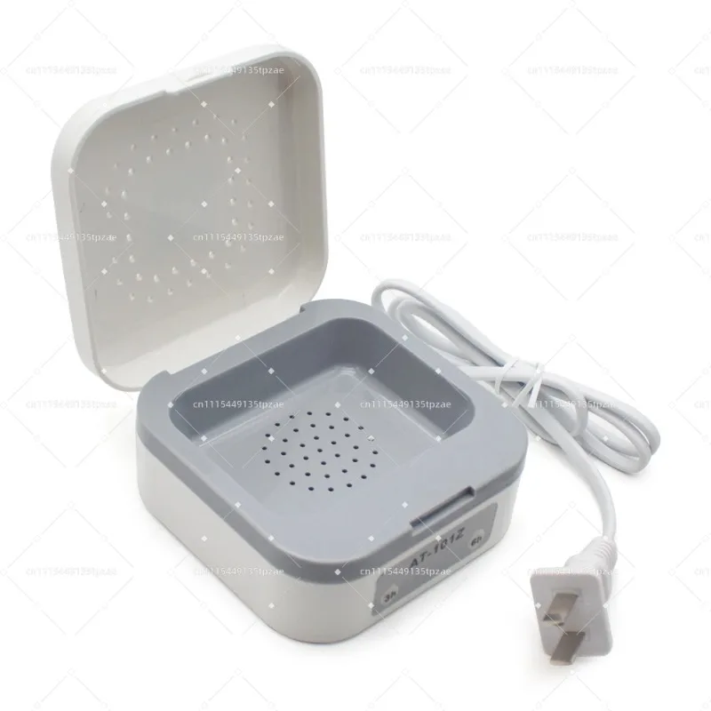 AC 220V Electronic Drying Storage Case For Hearing Devices Portable Timed Moisture Protection 3H/6H Modes Equipment Accessory