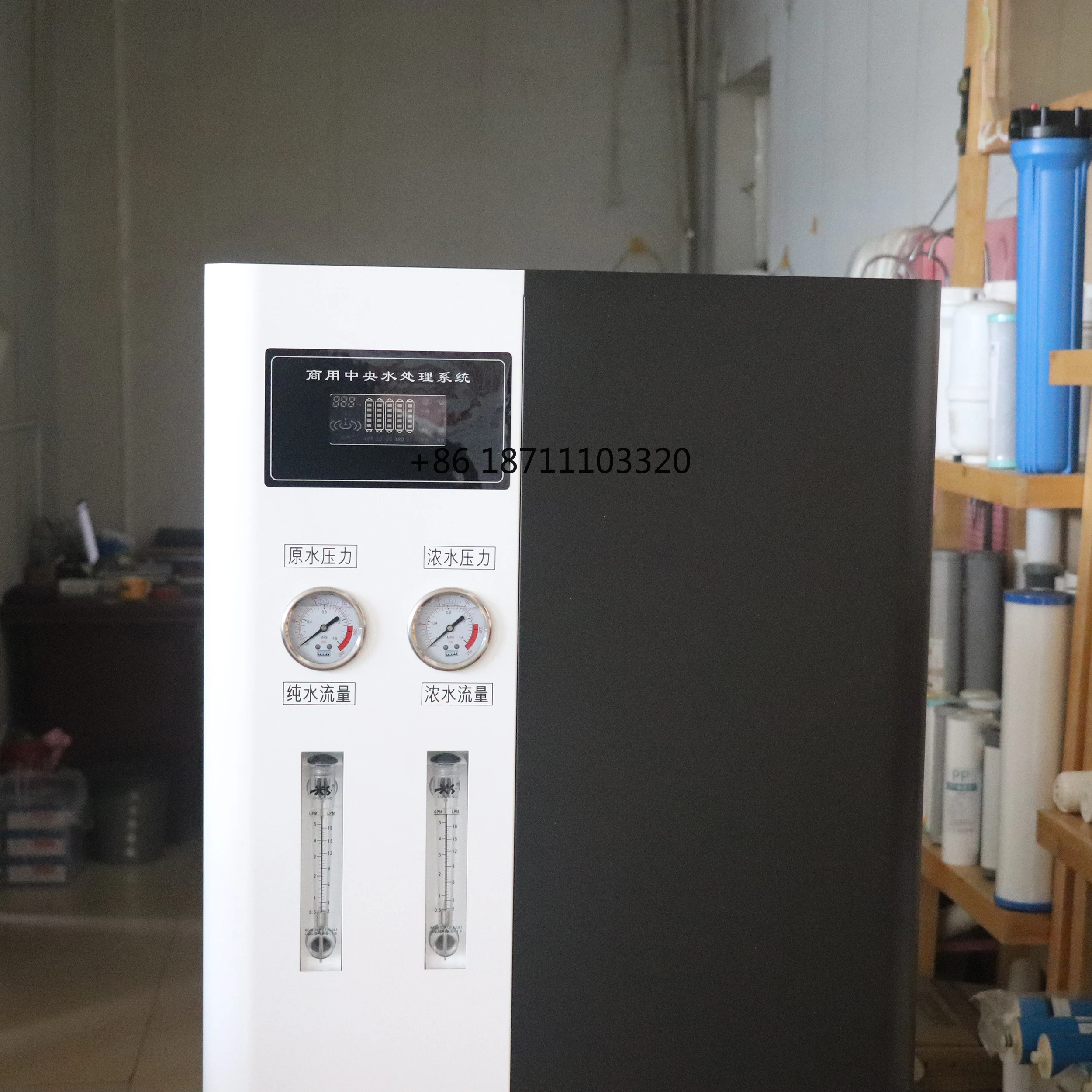 Commercial Water Purifier Reverse Osmosis 1000LPH Commercial Water Treatment Mechanical Osmosis RO System